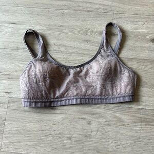 Lululemon Shadow Mesh Bra Lunar Rock A/B Cup Sz Small
